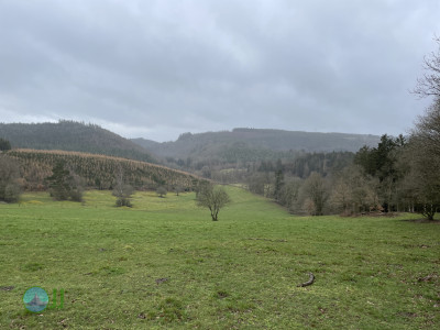 Point of view. – Rocher de Bistain loop from Houffalize