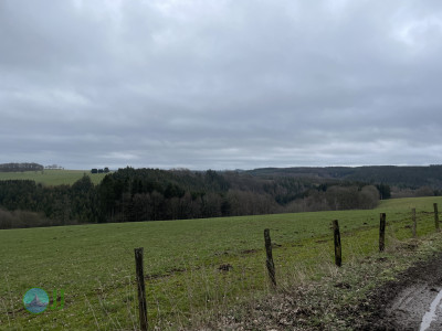 Point of view. – Rocher de Bistain loop from Houffalize