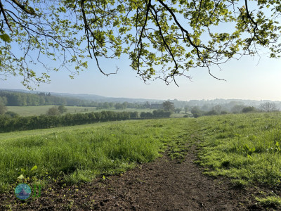 On foot to the Ardennes - Day 1 - From Aachen to Tiège