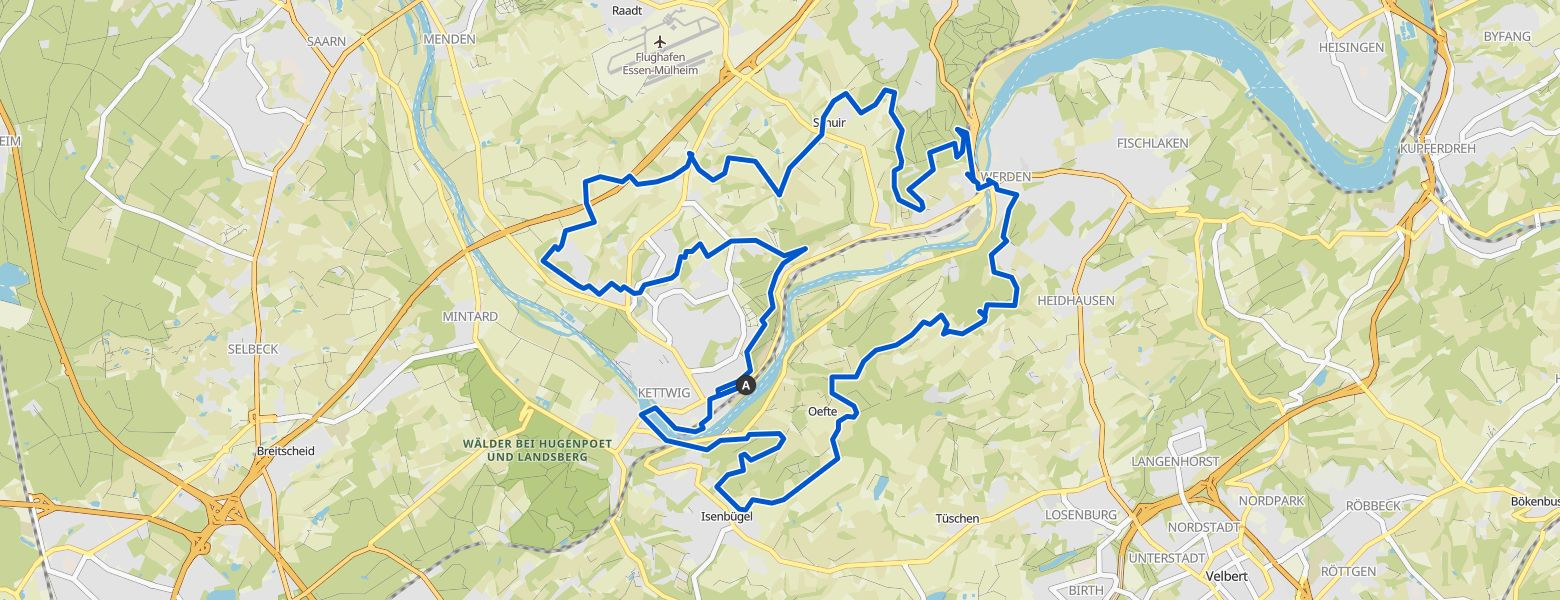 Kett­wiger Pa­no­ra­ma­steig Map Image