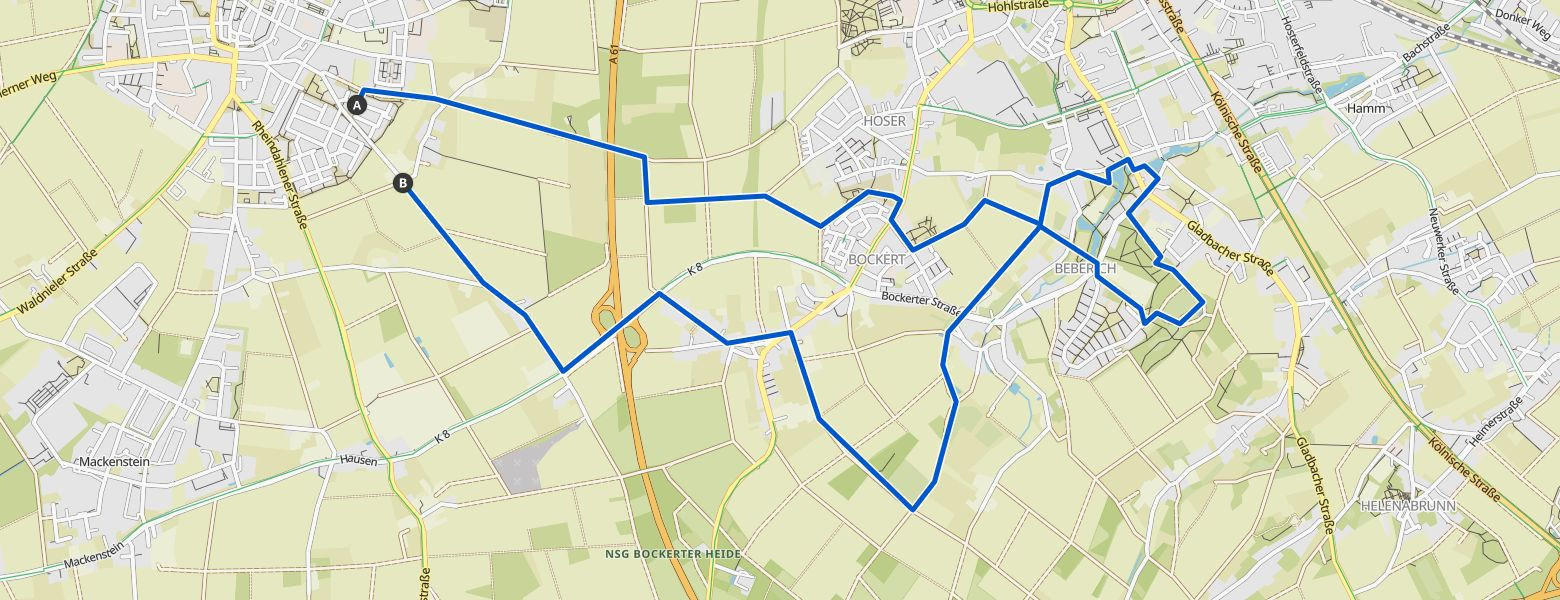 South Viersen Map Image