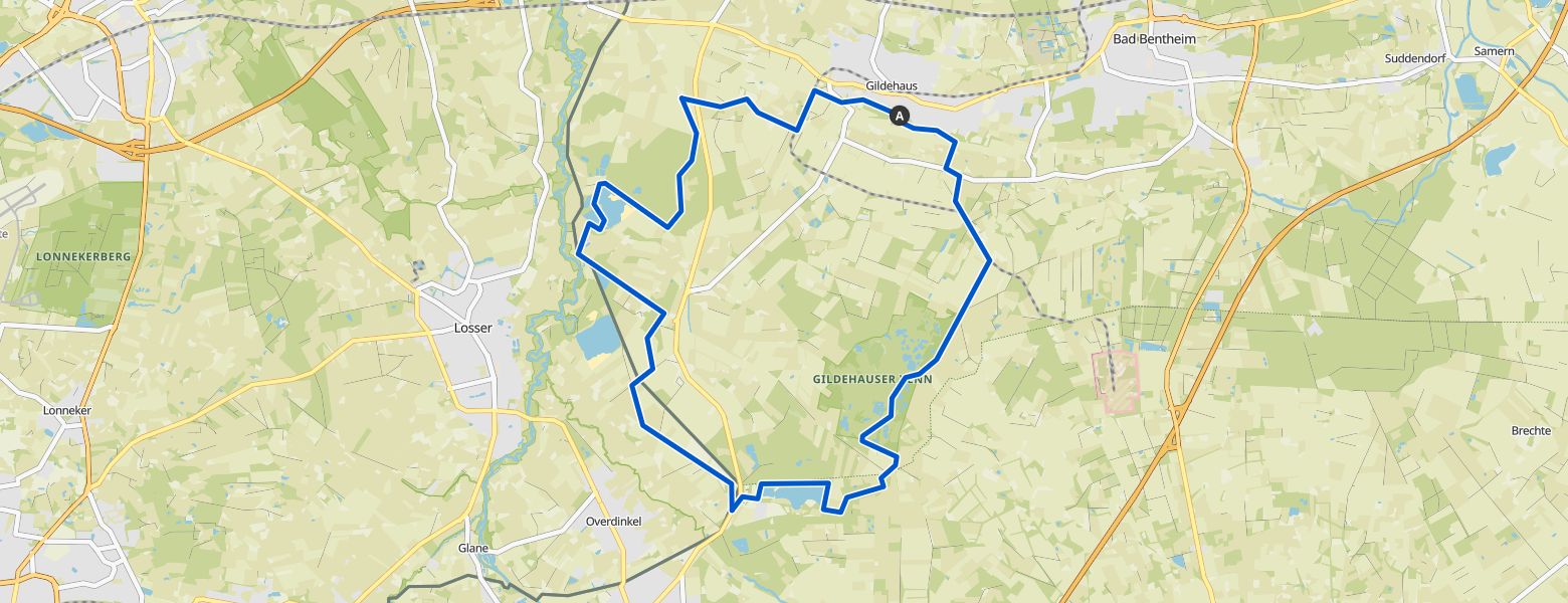 Grafschafter Spurensuche- Auf den Spuren des Moores map