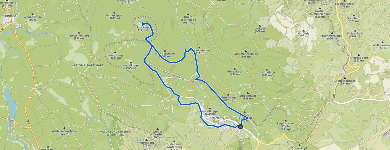 Harz-Tour HWN 11, 9, Urwaldstieg, 22
