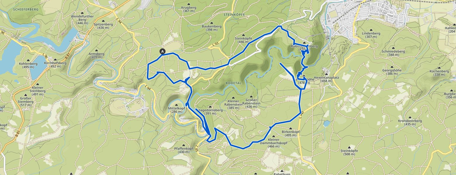 Harz-Tour HWN 65, Winzenburg, 71, 178, 72, 70, 68, 67, 69, 66, 64