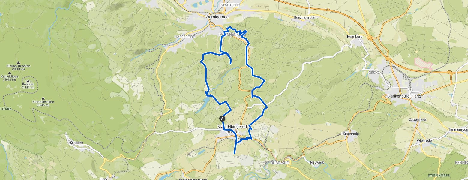 Harz-Tour HWN 39, 38, 37, 32, 31, 34, 35, 36
