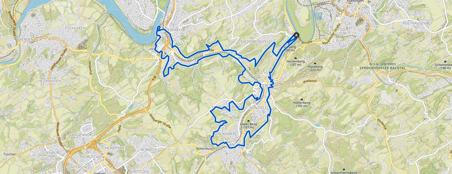 Deilbachsteig map