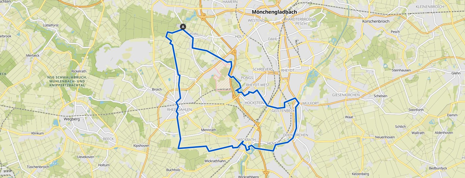 MG Süd-West map