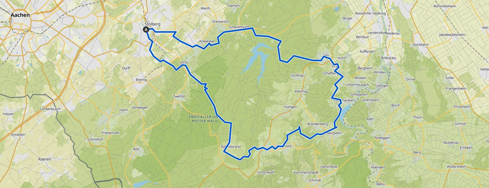 Ultramarsch Xtrem Eifel 2024 Map Image