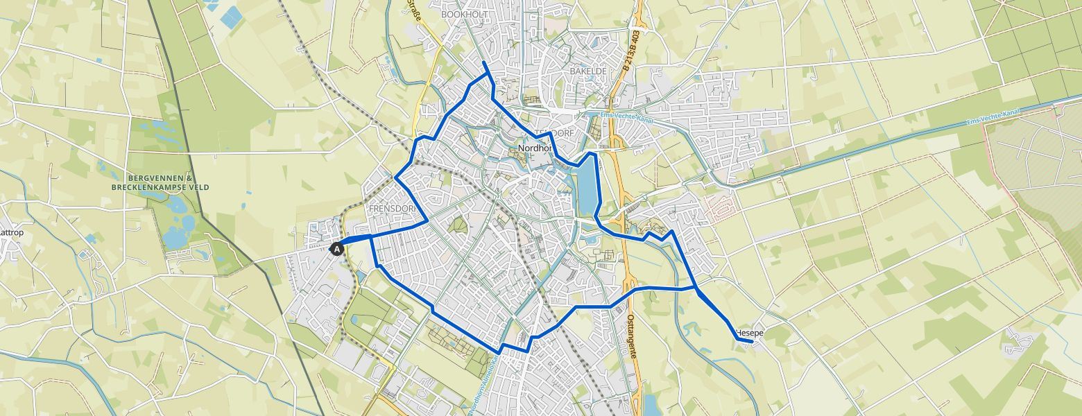Nordhorn eMTB Ride (13-06-2024) Map Image