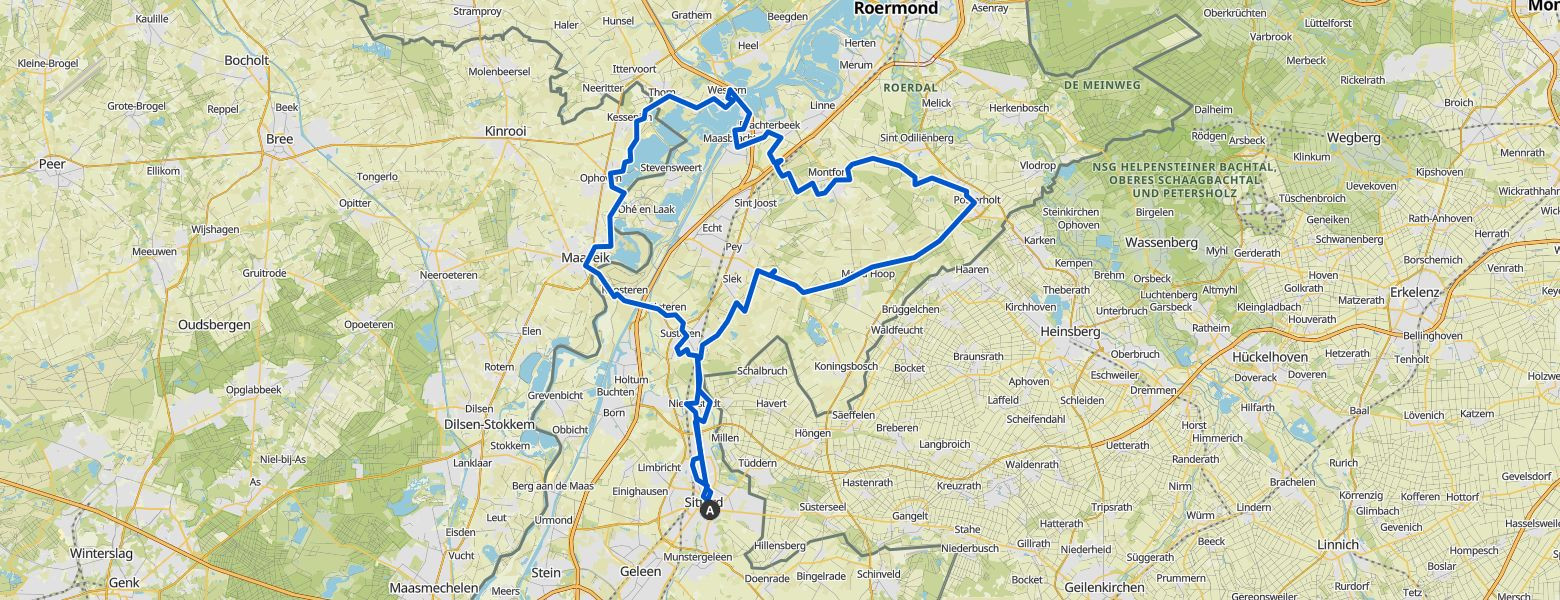 Kennedymars Sittard 2025 Map Image