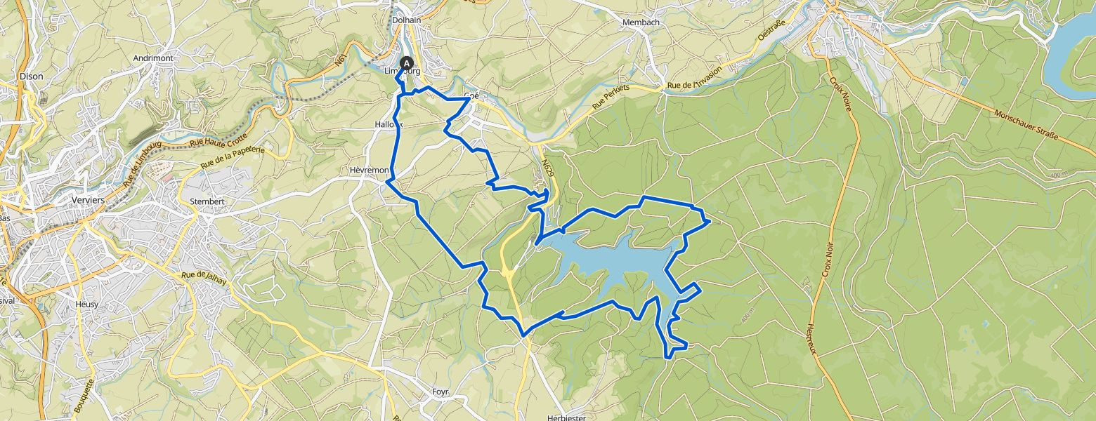Limbourg - Jalhay loop Hiking (02-05-2025) Map Image
