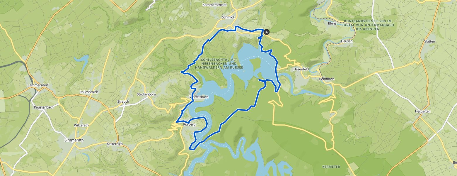 Heimbach - Simmerath loop Hiking (15-07-2025) Map Image