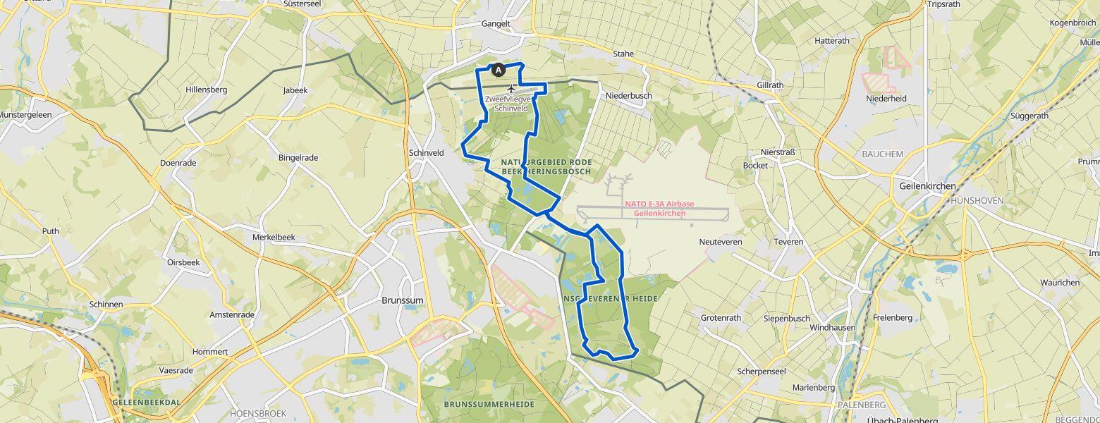 Gangelt - Übach-Palenberg loop Hiking (02-11-2025) Map Image
