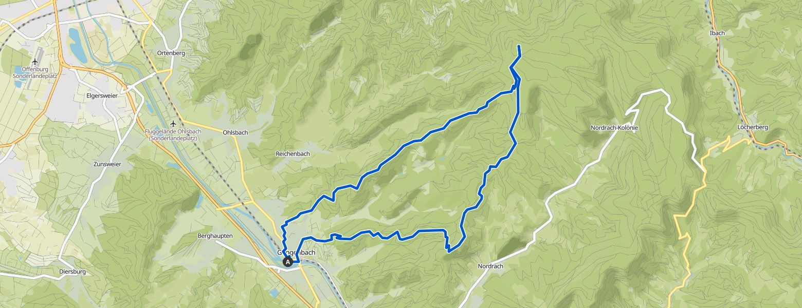 Gengenbach - Oberkirch loop Hiking (13-11-2025) map