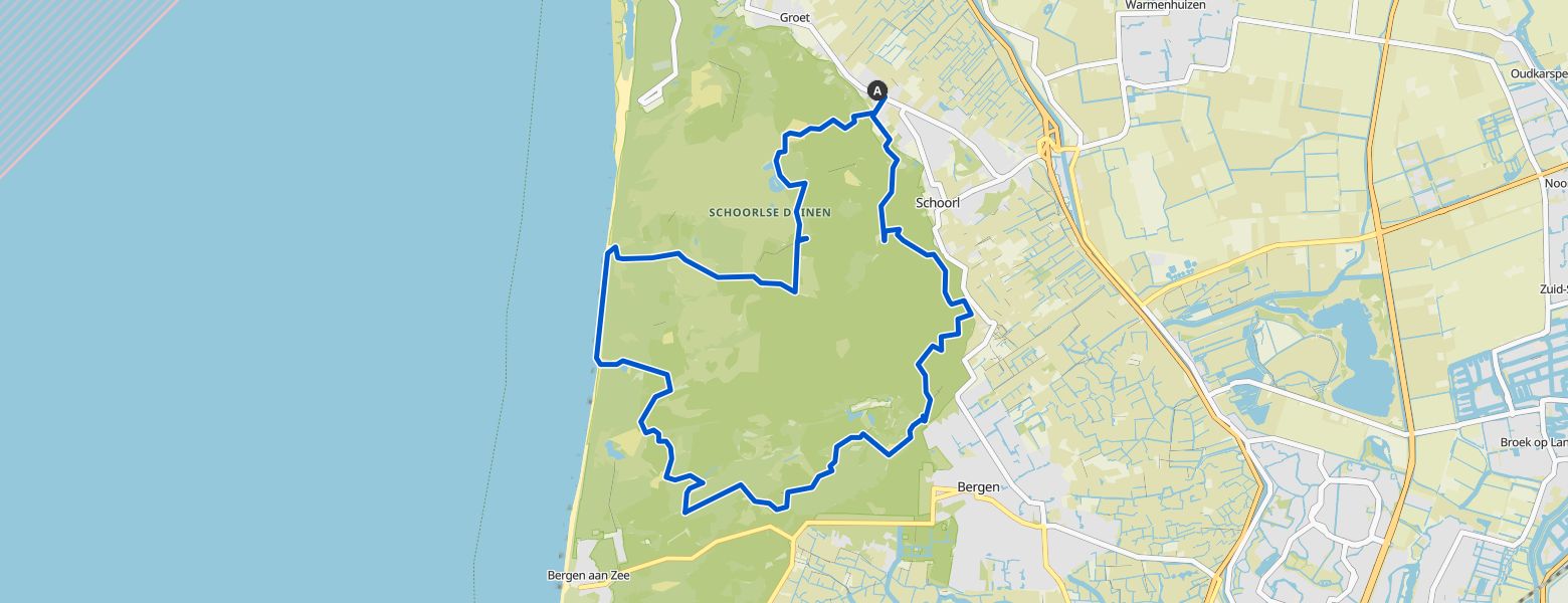 Bergen Hiking (03-12-2025) map