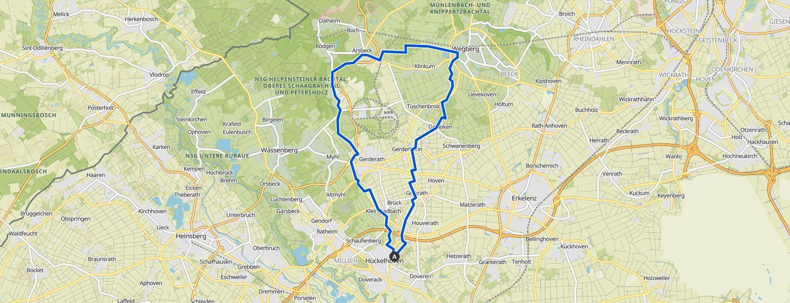 Hückelhoven - Wegberg loop Hiking (21-03-2026)