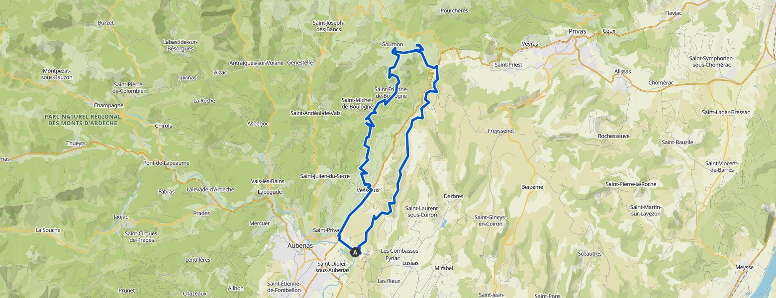 Hike to, and climbing La Roche de Gourdon