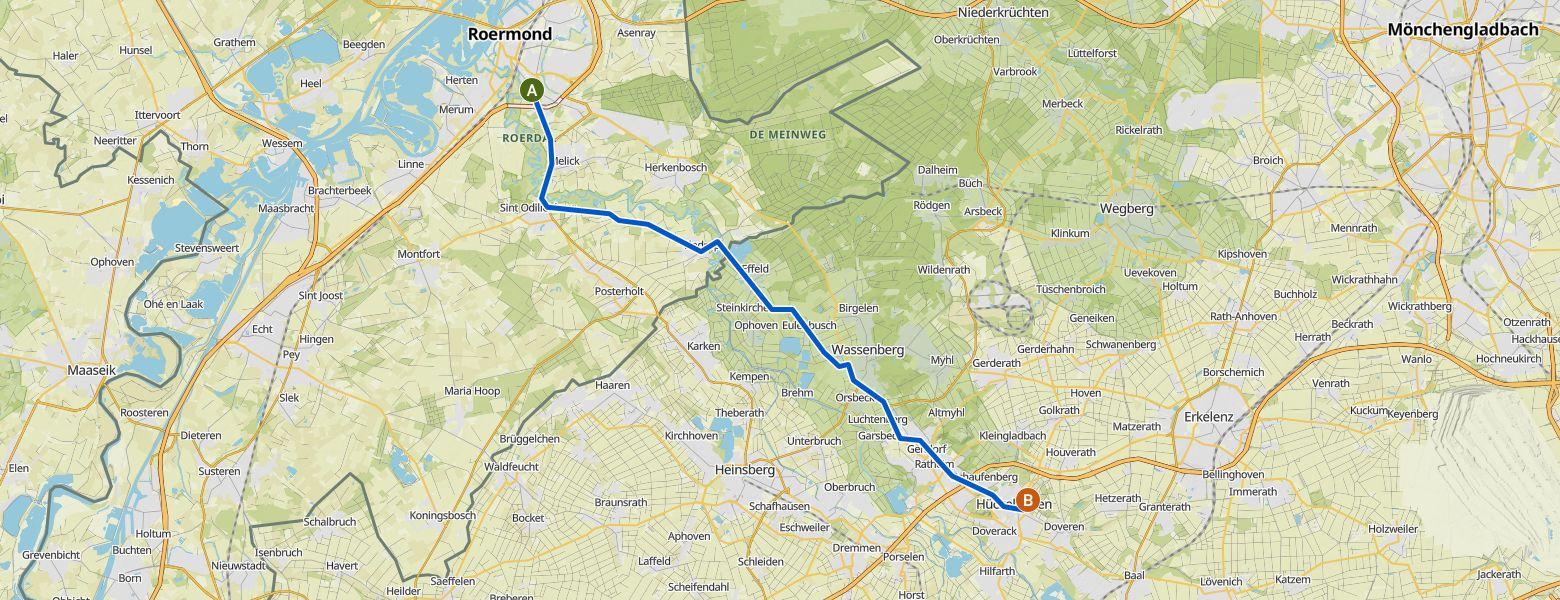 Gravel Ride from Roermond to Hückelhoven (27-04-2026)