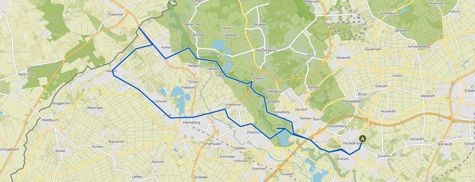 Hückelhoven - Waldfeucht loop Gravel Ride (21-06-2026)
