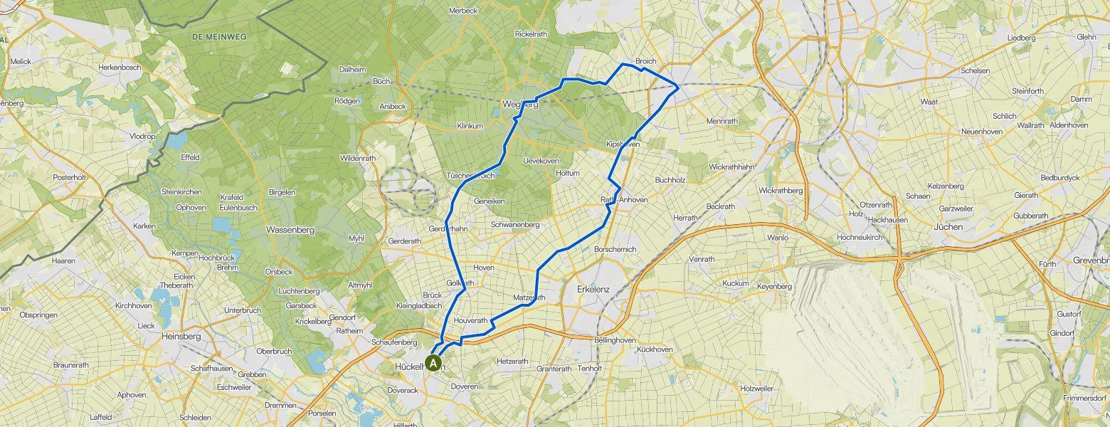 Hückelhoven - Mönchengladbach loop Gravel Ride (30-06-2026)