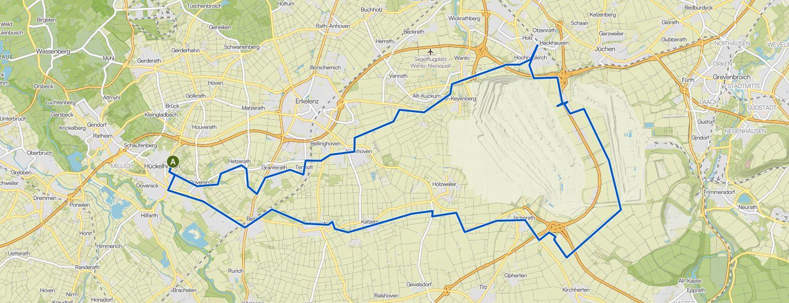 Hückelhoven - Bedburg loop Gravel Ride (18-07-2026)