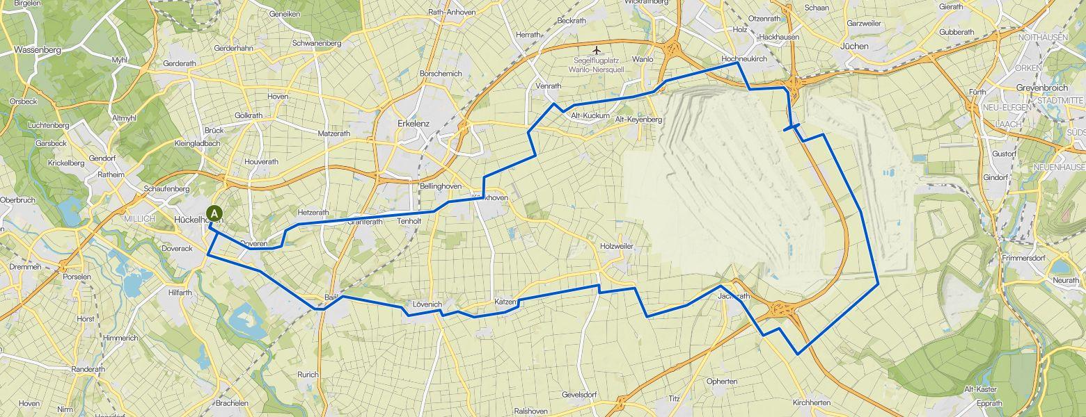Hückelhoven - Bedburg loop Gravel Ride (03-10-2026)