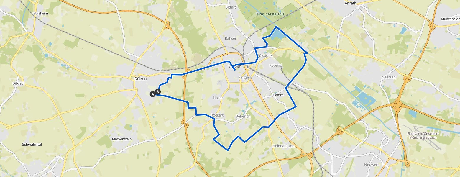 Rundum Viersen, Niers, Salbruch